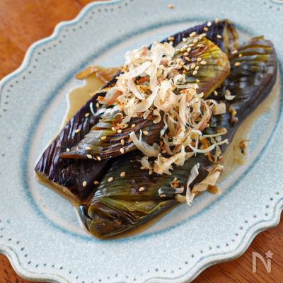 めんつゆで作る基本のなす揚げ浸し