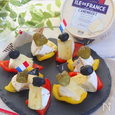 焼きカマンベールとパプリカの彩りピンチョス お弁当にも By Mayumillion レシピサイト Nadia ナディア プロの料理家のおいしいレシピ