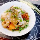 揚げ鮭と里芋のみぞれ煮