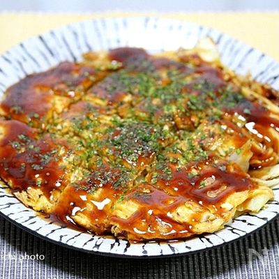 美味しい麺で我が家の「玉子モダン焼き」