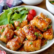 ヘルシー☆ボリューム！照りっと【厚揚げの甘辛肉巻き】