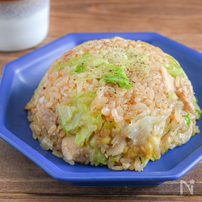 やみつきになるおいしさ♪豚バラとレタスのチャーハン