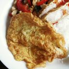ふわふわじゅわ～な、タイ風プレーンオムレツ、カイチャオ