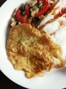 ふわふわじゅわ～な、タイ風プレーンオムレツ、カイチャオ