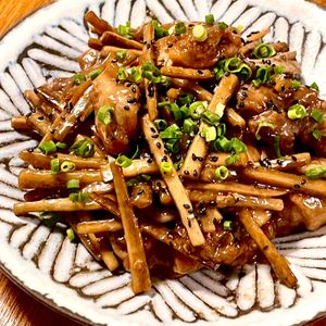 michuの作ってみた!投稿(鶏肉とごぼうの《ボリューム満点♡きんぴら》)