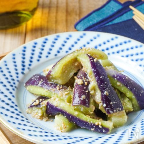10分!まろやかトロうま\なすの胡麻酢和え/