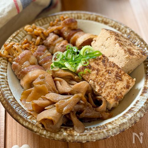 秋に食べたい！【きのこのすき焼き風煮】