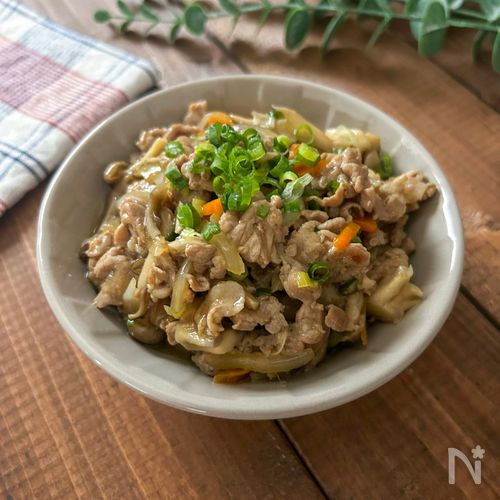 簡単10分！子ども大絶賛！【秋味あんかけ丼】