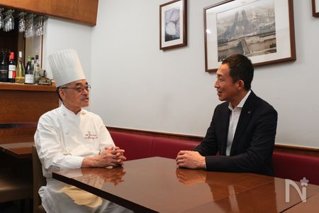大宮シェフと藤波社長2