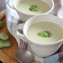 そら豆のビシソワーズ