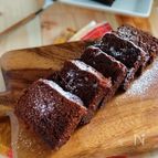 もちもちしっとり♪レンジでチョコ餅蒸しパン