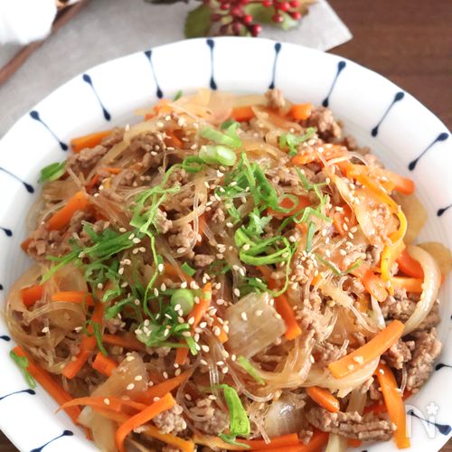 ボリューム満点!美味しさ満点!ワンパンで作るチャプチェ