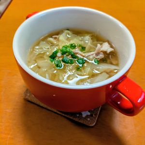 ゆきまる🐬🫧の作ってみた!投稿(たっぷりキャベツと豚肉の具沢山コク旨味噌スープ)
