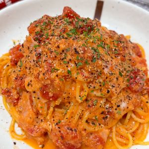 chanmiの作ってみた!投稿(【お店超え】濃厚トマトカルボナーラ)