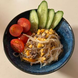 971875の作ってみた!投稿(もやしと春雨とひき肉の絶品和え)