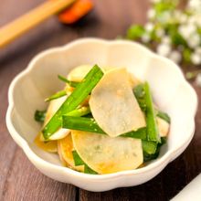 混ぜるだけのほったらかしレシピ【醤油麹かぶニラ】
