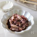 【小イカの煮つけ】丸ごと煮ちゃうと美味しいよ。