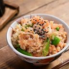 春の食材スナップエンドウ「シャキシャキ明太スナップ釜飯」