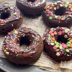 5歳も作れた！米粉のチョコバナナ焼きドーナツ
