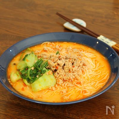 簡単担々にゅうめん《ランチや夜食に♪》