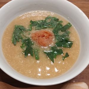ゆの作ってみた!投稿(簡単！辛子明太子の絶品おかゆ♪あったまる〜)