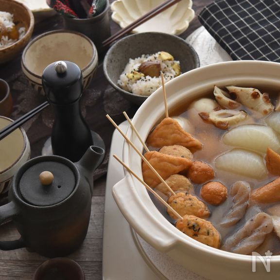 【本気めし】じっくりうまうま。鶏出汁おでん。