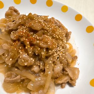 ぷりんの作ってみた!投稿(【絶品！】豚肉と玉ねぎの旨とろ焼き)