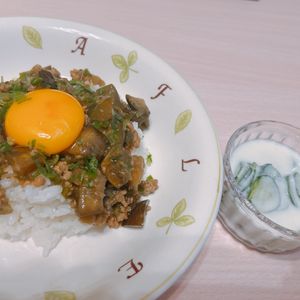 サラの作ってみた!投稿(簡単コク深！なすとひき肉のキーマカレー)