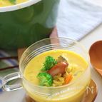 野菜たっぷりかぼちゃチャウダー