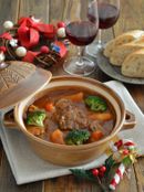 絶品！牛スネ肉のビーフシチュー。野菜もたっぷり。クリスマスに