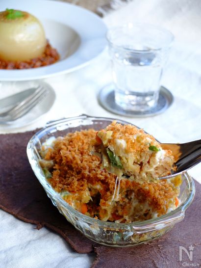 肉じゃがリメイク☆チーズカレースコップコロッケ！【スッコロ】