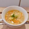 あーちゃん·͜· ♡の作ってみた!投稿(レンジで野菜を甘く♪『たまねぎとにんじんのコンソメ卵スープ』)