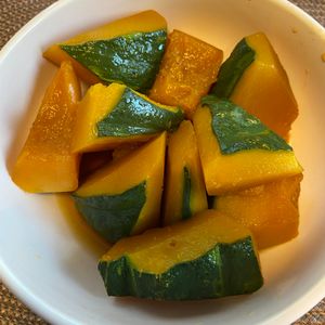 万福の作ってみた!投稿(余熱で火を通すのが大事「かぼちゃの煮物」)