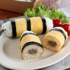 アスパラベーコンのスティックおにぎり
