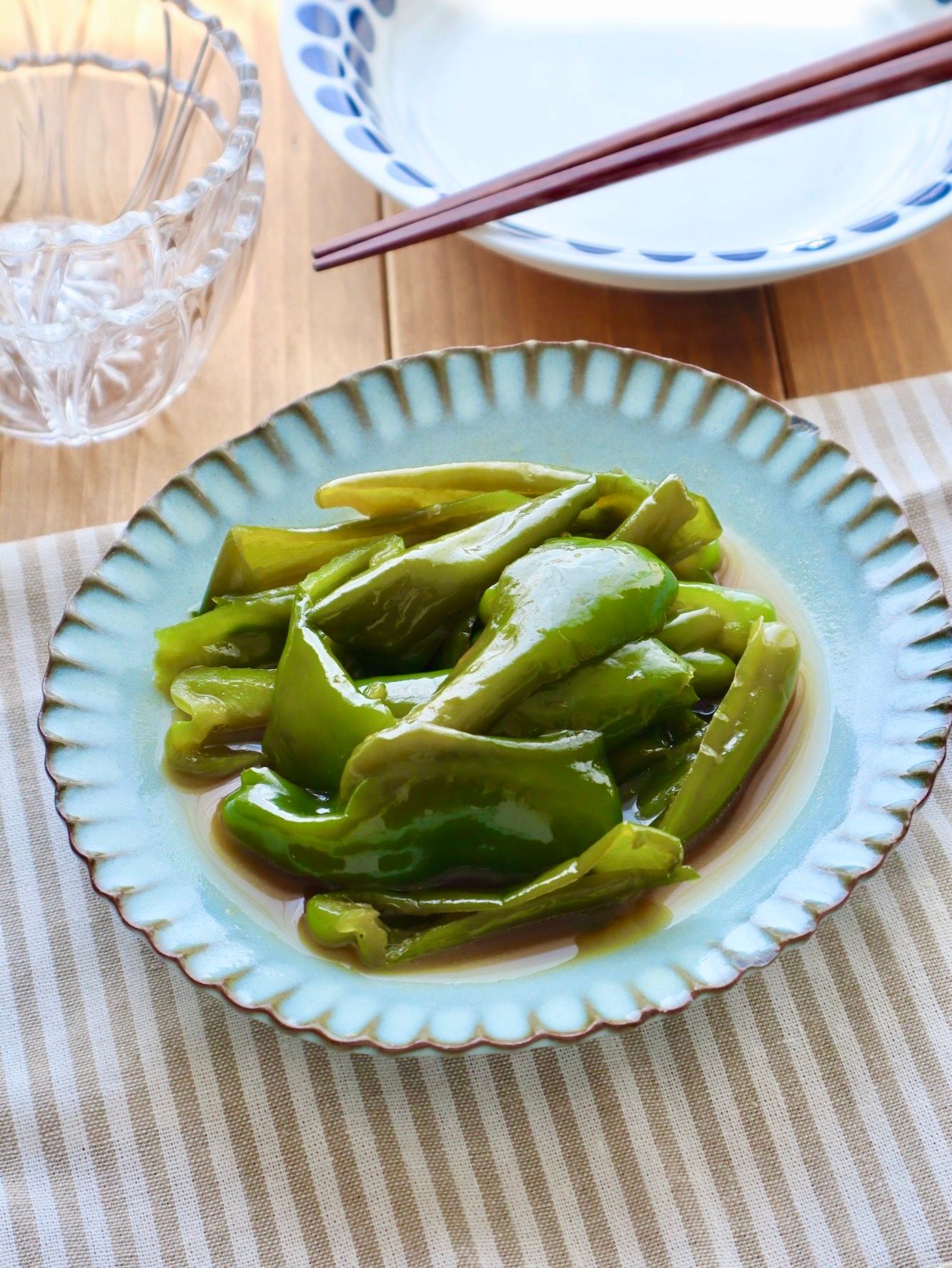 ピーマンがあったらコレ【ピーマンの和風ポン酢煮】レンジで簡単