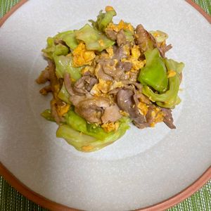 usaの作ってみた!投稿(【豚たまキャベツの旨だれ炒め】ご飯に合う!キャベツたっぷり♪)