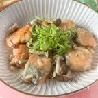 こんがり秋鮭のチーズ焼き#包丁不要#ワンパン