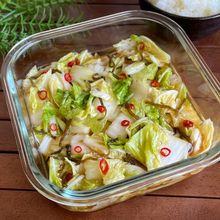 だしの旨みでご飯がすすむ！作業時間5分で「白菜の白だし漬け」