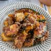 ワンパン10分！【かぼちゃと厚揚げのコク旨カレーそぼろ炒め】