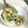【ちくわと野菜のかき揚げ風】揚げないワンパンの工程6