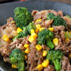 簡単！ブロッコリーと牛肉のトロっと甘辛あん
