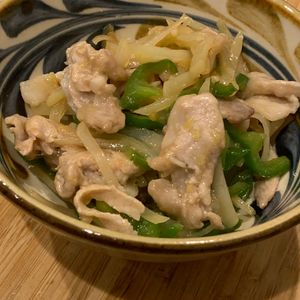 1493600の作ってみた!投稿(しゃきしゃきじゃがいもの青椒肉絲)