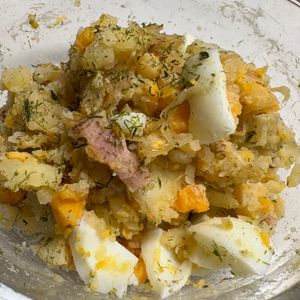 えみりんの作ってみた!投稿(和風に仕上げた《極旨♡ポテトサラダ》)