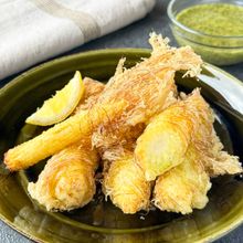 【ヤングコーンの天ぷら】ひげまで美味しい!旬のごちそう♡