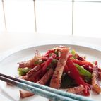 後のせベーコンの温サラダ
