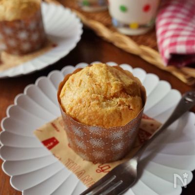 朝食やおやつに♡ニンジンと豆乳のマフィン
