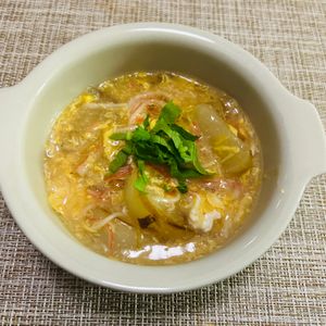 puricoの作ってみた!投稿(かぶがとろける♡塩麹のやさしいカニたまあん)