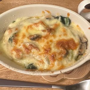Junko.k.mの作ってみた!投稿(【さけとほうれんそうのグラタン】まろやかソースが包み込む♪)