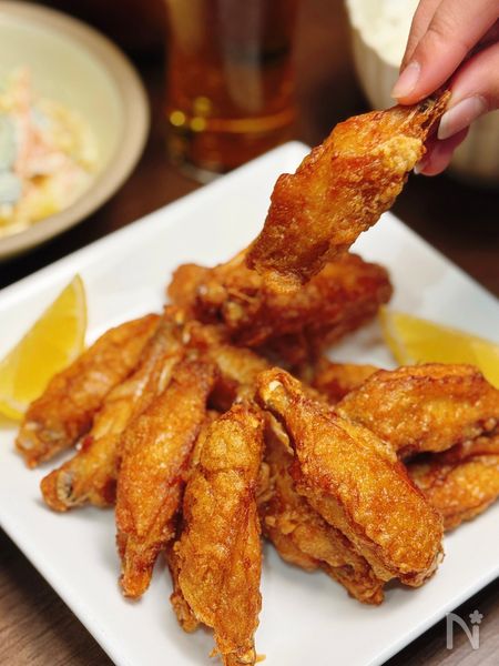 【手羽唐揚げ】止まらんウマさ！外はカリッ！中はジューシー♪