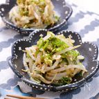 最強節約副菜♪あと１品に嬉しい！『もやしのねぎ胡麻ナムル』